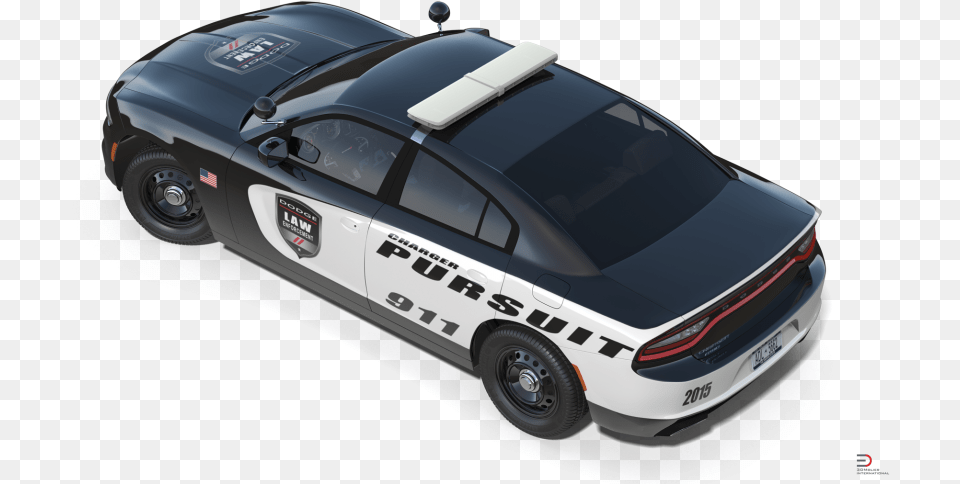 Dodge Charger Police Car Rigged Royalty 3d Police Car, Police Car, Vehicle, Transportation, License Plate Free Png Download