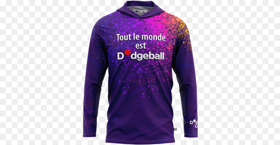 Dodgeball Is Everybody Sun Hoodie Long Sleeve, Clothing, Long Sleeve, Shirt, Blouse Png