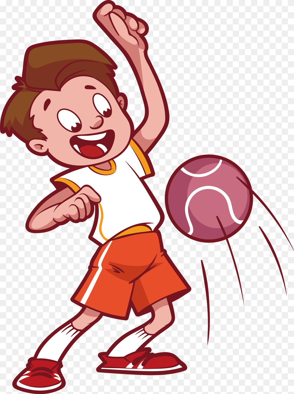 Dodgeball Play Clip Art, Clothing, Shorts, Face, Head Free Png Download