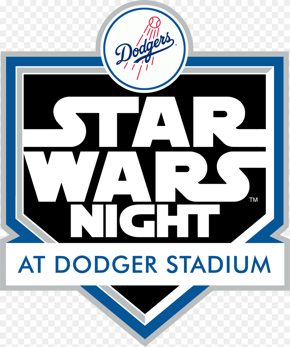 Dodgers Clipart Dodgers Star Wars Night, Sticker, Logo, Symbol Free Png Download