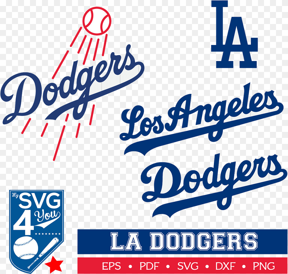 Dodgers La Clipart Tideas Angeles Dodgers, Advertisement, Poster, Logo, Text Free Transparent Png