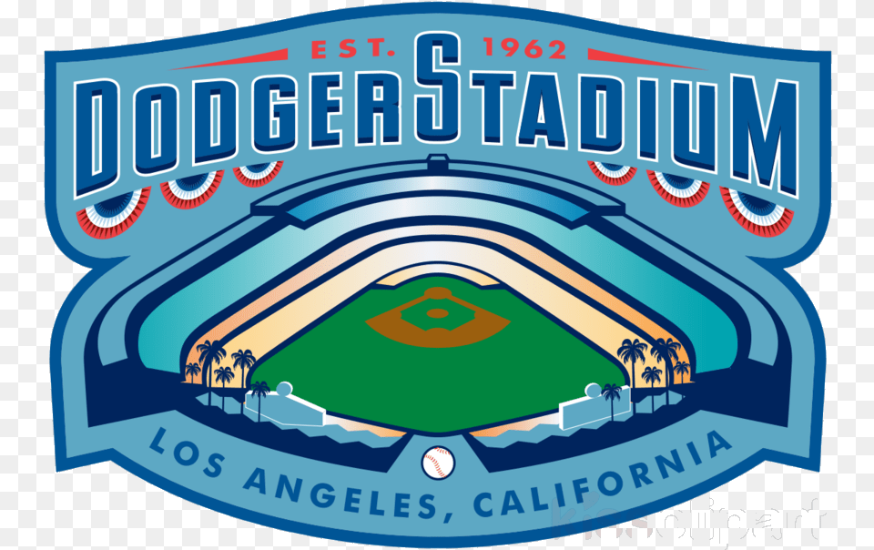 Dodgers Stadium Clipart Dodger Los Angeles Logo Transparent Dodger Stadium Logo, People, Person, Scoreboard Free Png Download