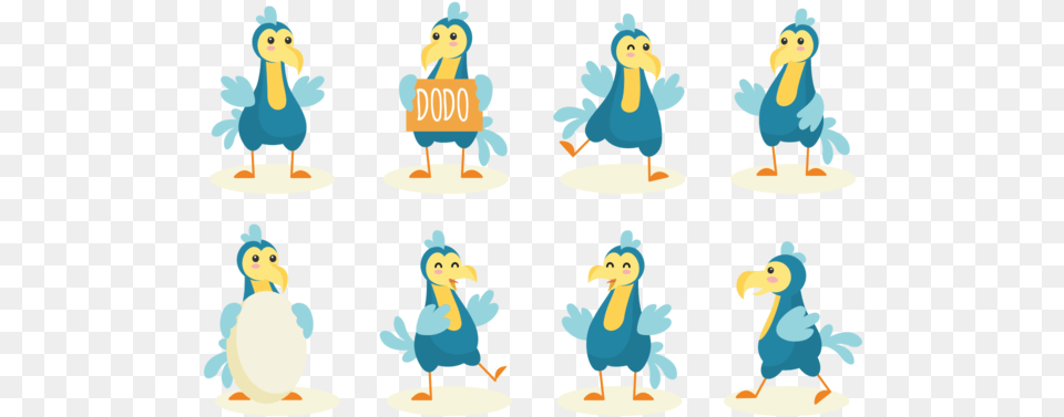 Dodo Cartoon Vector, Animal, Beak, Bird, Baby Png