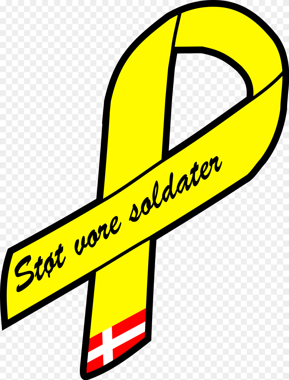 Does A Yellow Ribbon Mean Clipart, Logo, Symbol Free Transparent Png