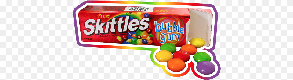 Does Anyone Remember Skittles Bubblegum Skittles Candies Bite Size Original Fruit, Candy, Food, Sweets, Ketchup Free Transparent Png