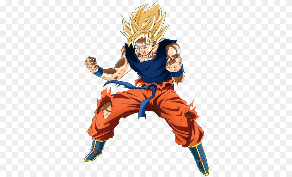 Does Goku From Dragon Ball Z Have Blonde Hair Or Black Quora Songoku Super Saiyan 1, Book, Comics, Publication, Baby Free Png Download
