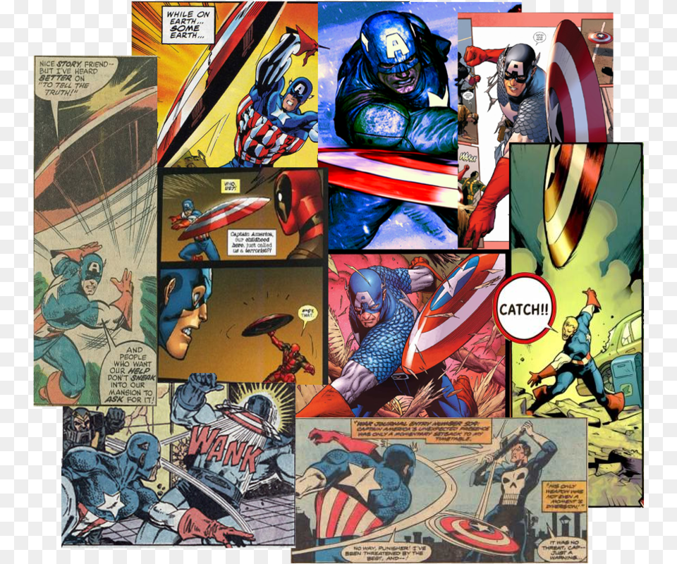 Does In The Start Of All Battles Captain American Keyring Marvel Comics Wank, Publication, Book, Adult, Person Free Png Download