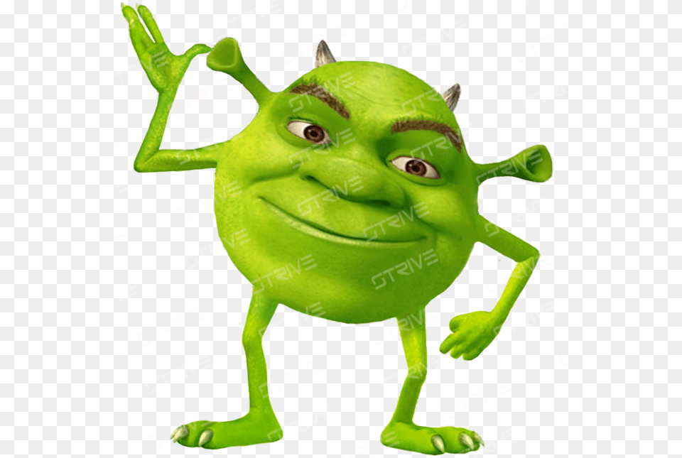 Does Mike Wazowski Wink Or Blink, Animal, Green, Lizard, Reptile Png Image