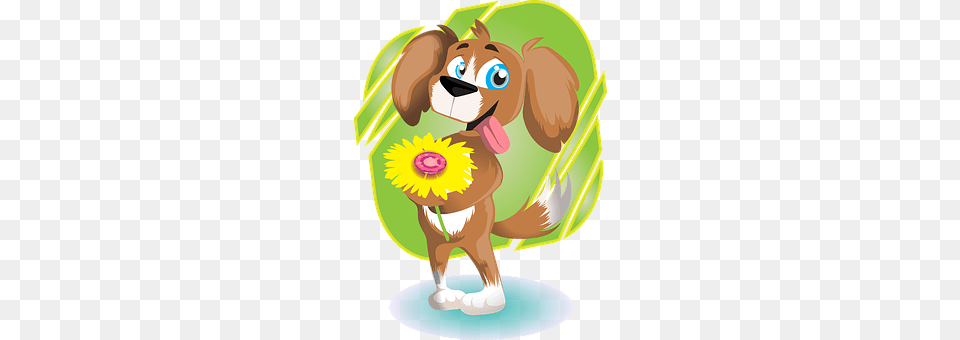 Dog Art, Graphics, Flower, Daisy Free Png Download