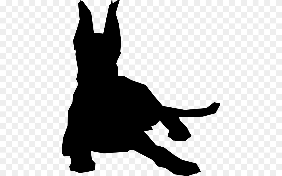 Dog, Silhouette, Person Png Image