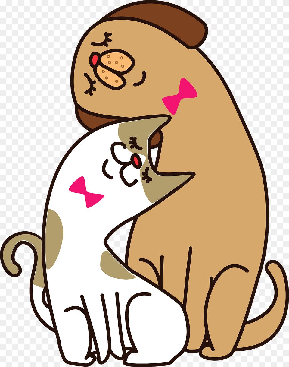 Dog And Cat Clipart, Cartoon, Animal, Mammal, Ammunition Free Png Download