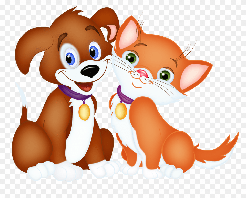 Dog And Cat Drawing Images Pictures Anime Drawing Dog Cat And Dog Animation, Animal, Baby, Canine, Mammal Free Png