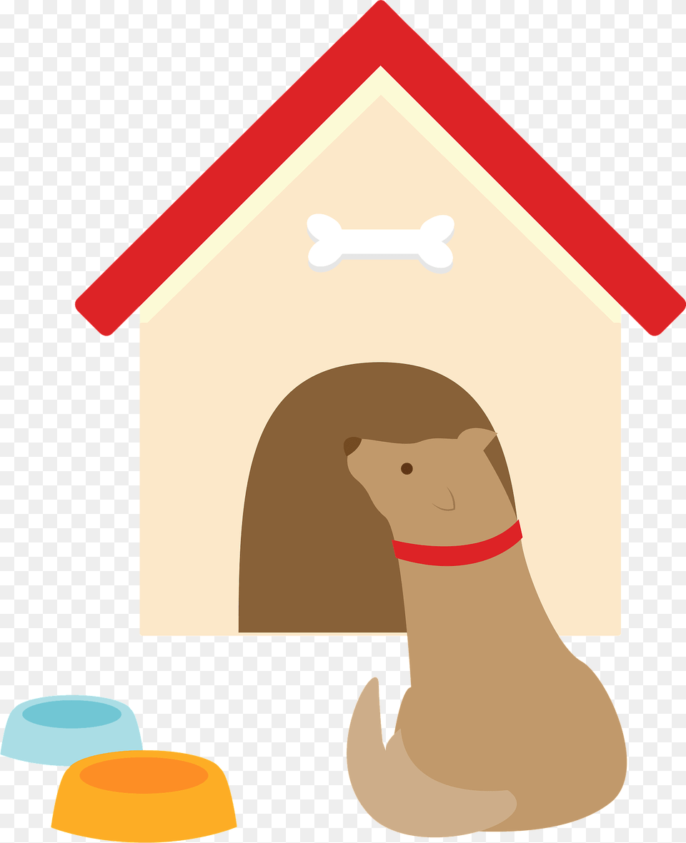 Dog And Doghouse Clipart, Dog House, Animal, Bear, Mammal Png