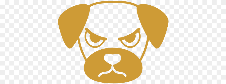 Dog Angry Head Muzzle Flat Transparent U0026 Svg Vector File Desenho De Cachorro, Person, Pirate Free Png