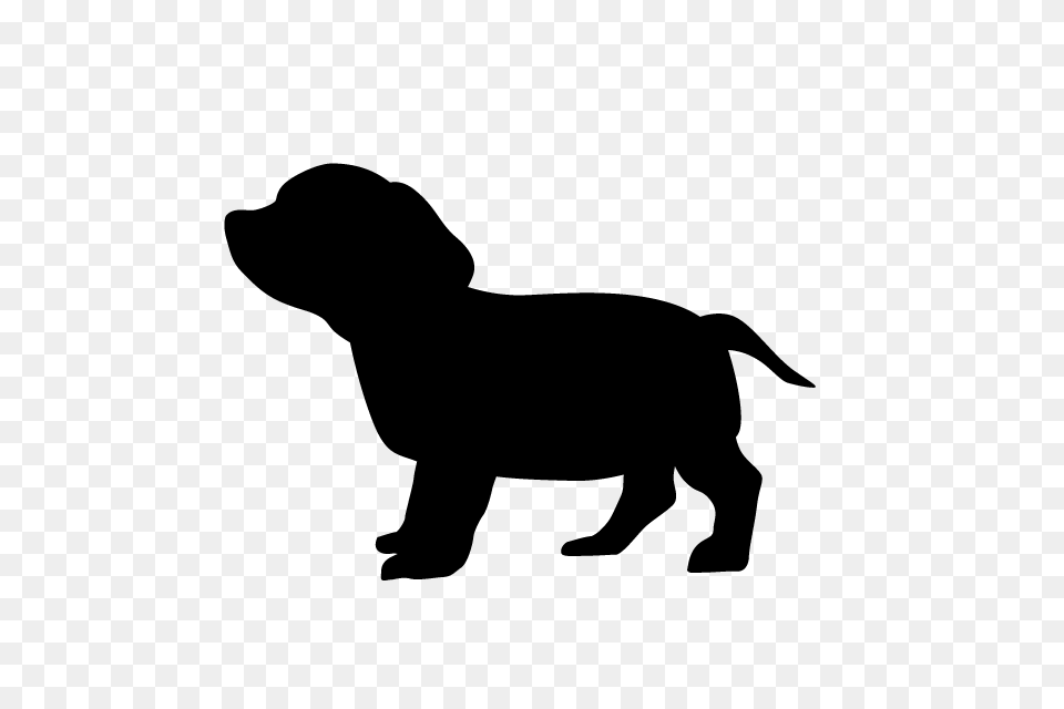 Dog Animal Silhouette Free Illustrations, Gray Png Image