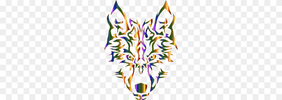 Dog Arctic Wolf Black Wolf Animal Totem, Pattern, Art, Accessories, Festival Png Image
