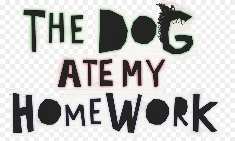 Dog Ate My Homework Clipart Dog Ate My Homework Cbbc, Text, Art, Person Free Png Download