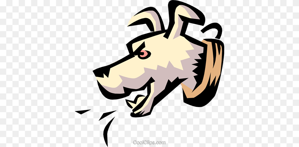 Dog Barking Royalty Vector Clip Art Illustration, Animal, Mammal, Livestock, Electronics Png Image