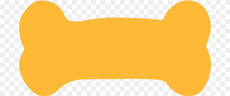 Dog Bone Clipart Yellow Orange, Home Decor, Cushion, Text, Logo Png Image