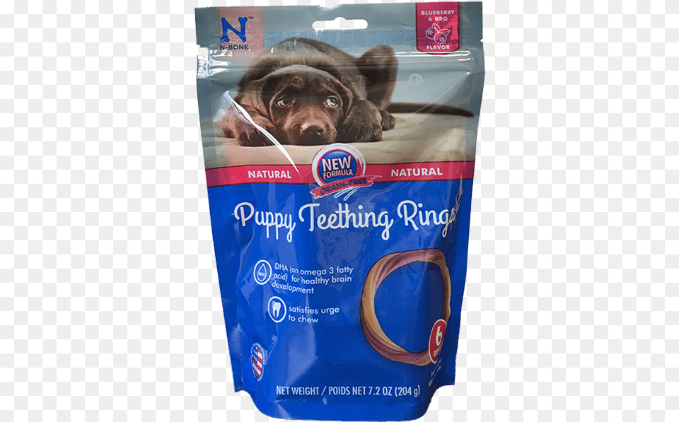 Dog Bone Nbone Puppy Teething Rings Blueberry U0026 Bbq N Bone Puppy Teething Ring, Animal, Canine, Mammal, Pet Free Transparent Png