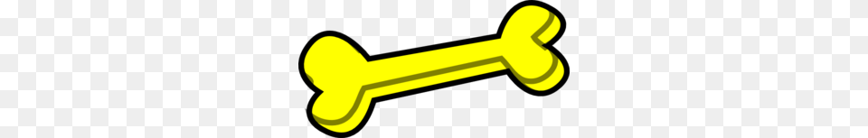 Dog Bone Yellow Clip Art, Toy, Key Free Png Download