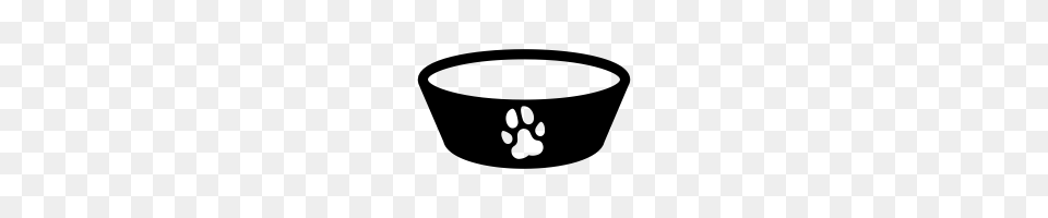 Dog Bowl, Gray Png