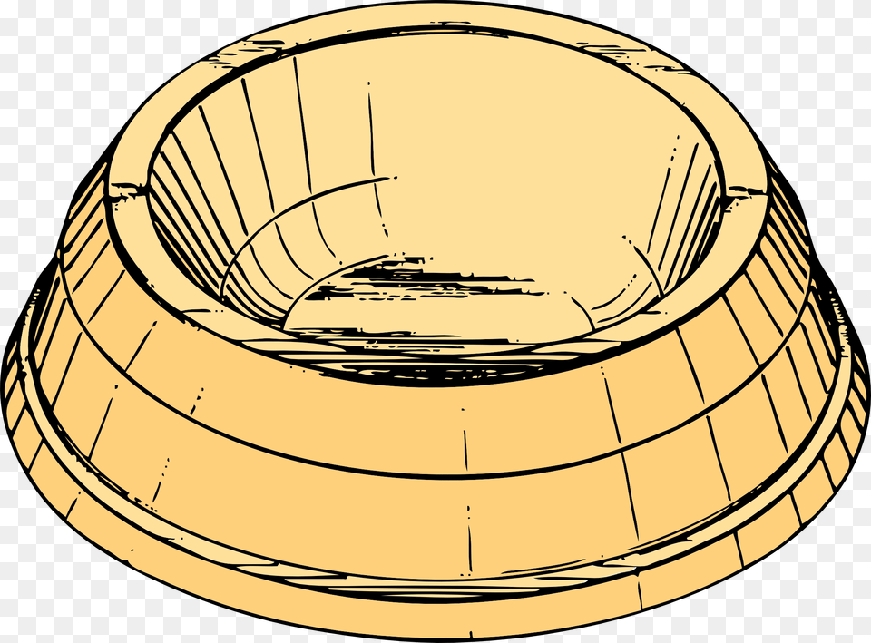 Dog Bowl Clip Art, Clothing, Hardhat, Helmet, Basket Free Png Download