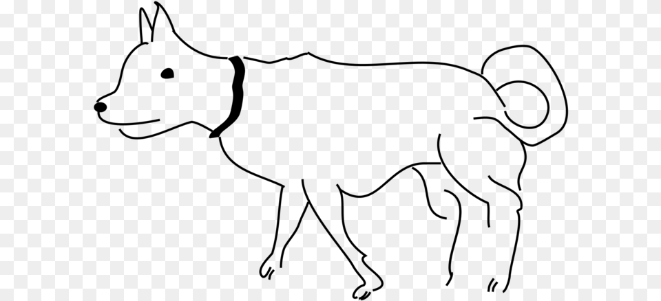 Dog Breed Border Collie Line Art Chihuahua Boxer Kishu, Gray Png Image