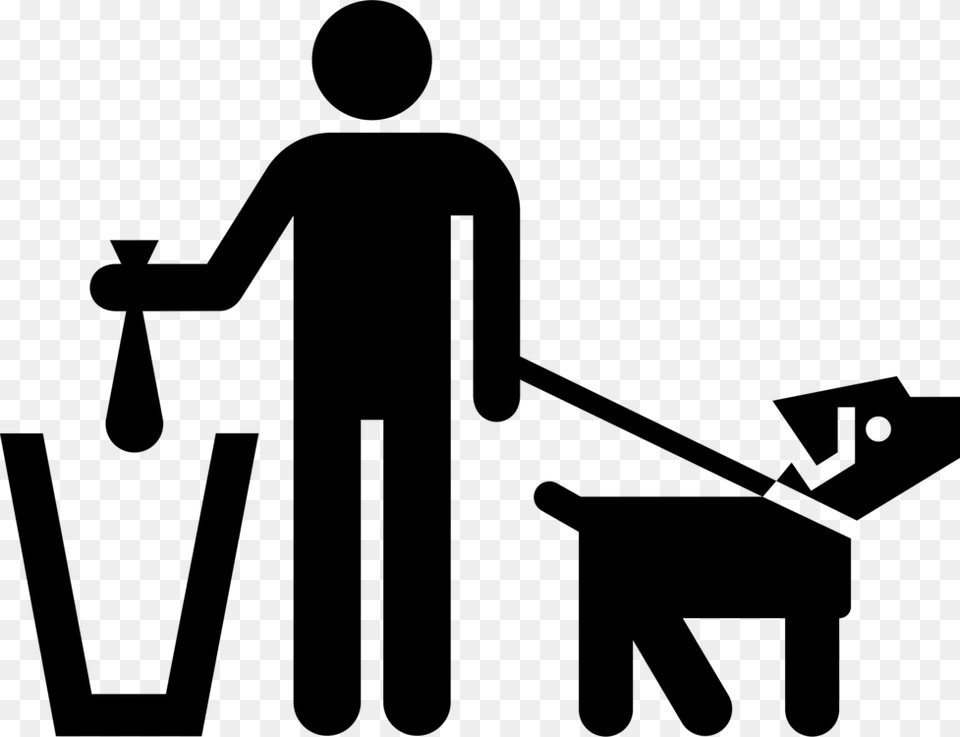 Dog Clean Up Pet Waste Clip Art, Gray Free Png Download