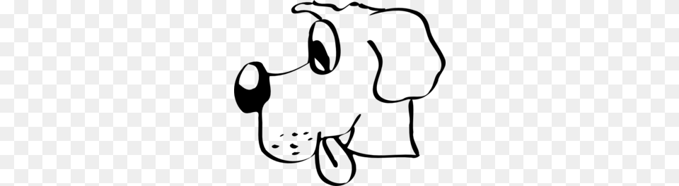 Dog Clip Art, Gray Free Png