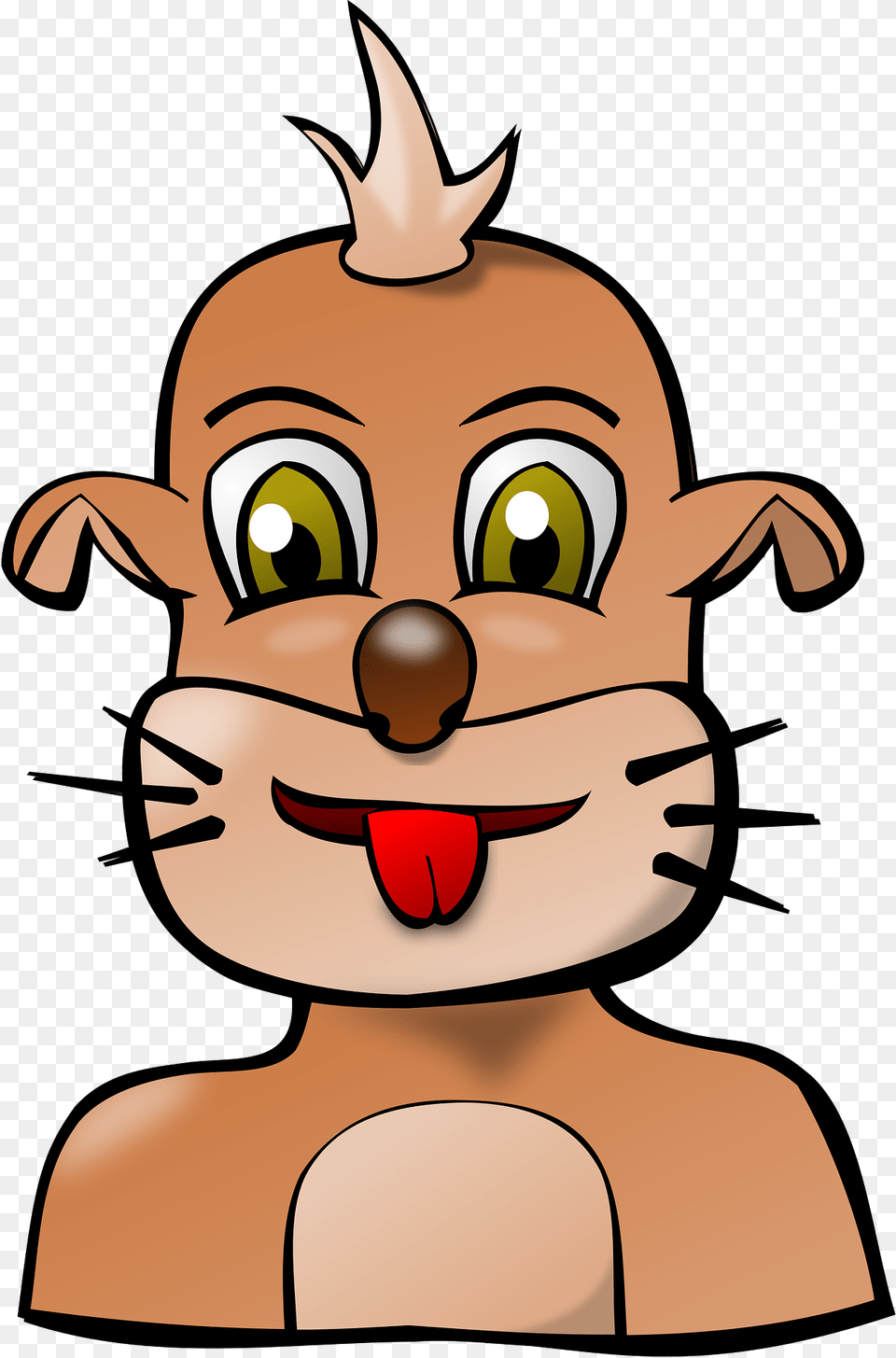 Dog Clipart, Baby, Person, Cartoon, Face Png Image