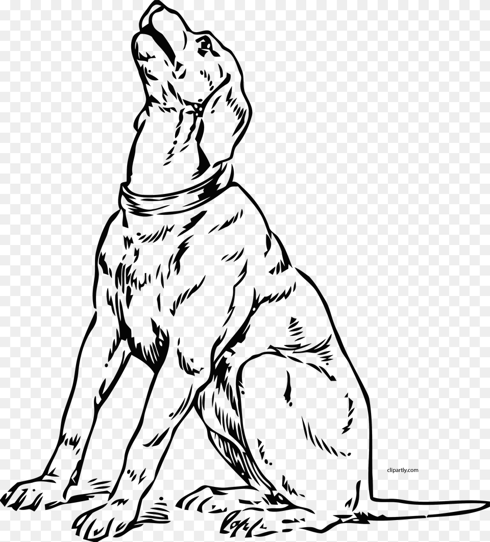 Dog Clipart Barking Barking Dog Coloring Pages, Baby, Person, Art, Drawing Free Transparent Png