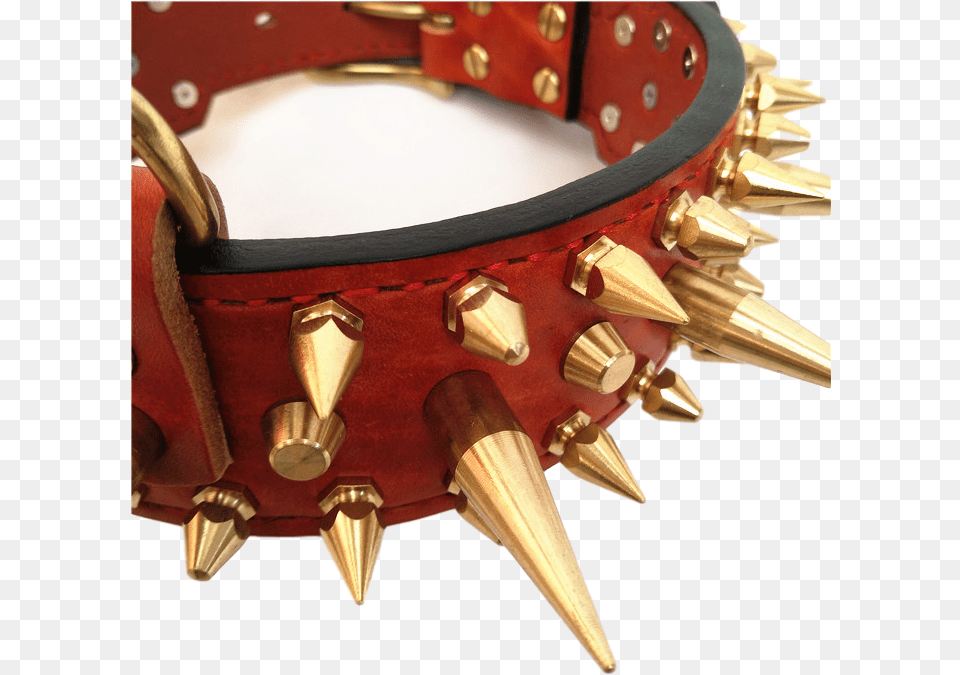Dog Collar Gold Spikes, Accessories, Aircraft, Airplane, Transportation Png Image