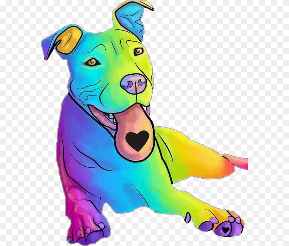 Dog Dogs Doglover Mansbestfriend Pitbull Pitbulllove, Cartoon, Art, Face, Person Png