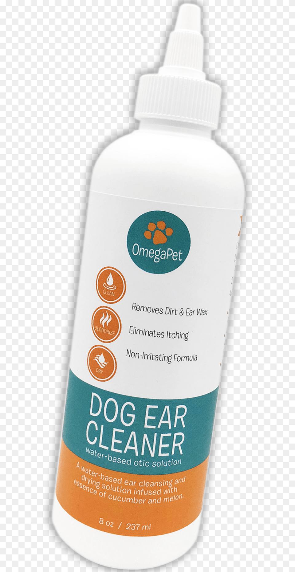 Dog Ear Cleaner Solution Omegapet Dog Ear Cleaner, Bottle, Cosmetics, Sunscreen, Lotion Png Image