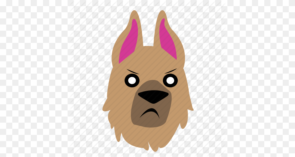 Dog Emoji Graphic Mad Sticker Icon, Snout, Animal, Canine, Mammal Free Png