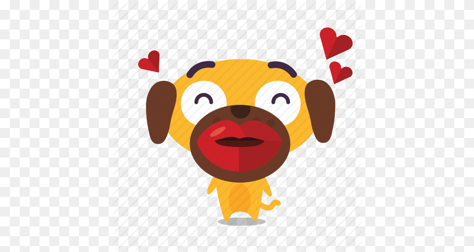 Dog Emoji Kiss Icon, Performer, Person, Clown Free Transparent Png