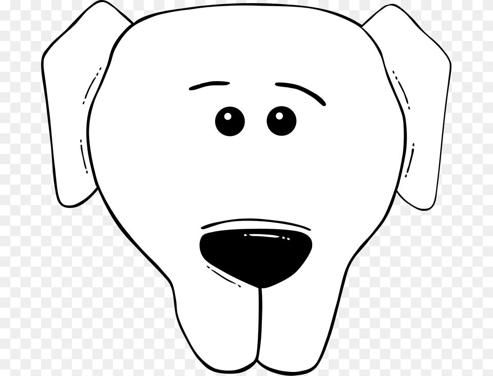 Dog Face Cartoon Cartoon Dog Face, Stencil, Baby, Person Free Transparent Png