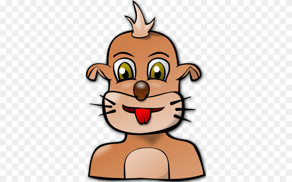 Dog Face Cartoon Clip Art Vector, Baby, Person, Head Png Image