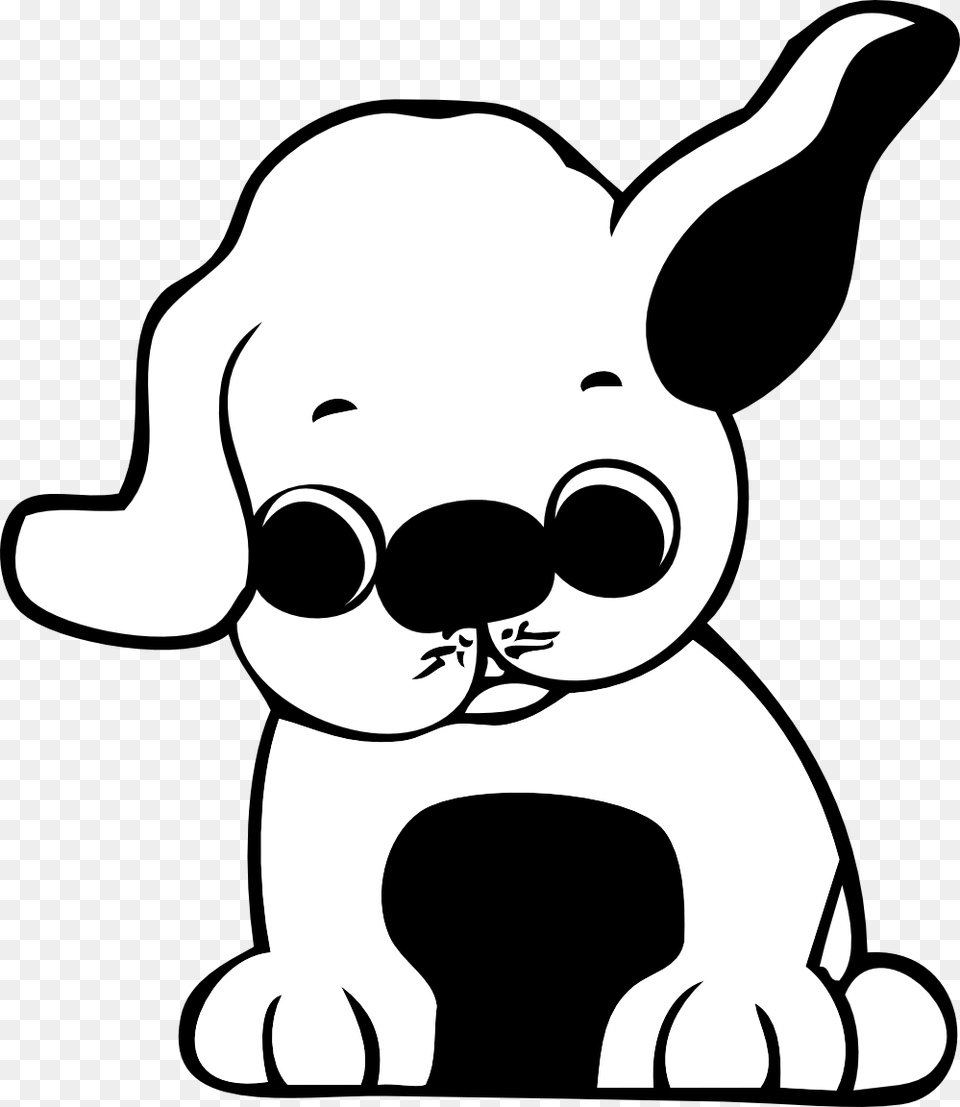 Dog Face Clip Art Black And White, Animal, Mammal, Bear, Wildlife Free Transparent Png