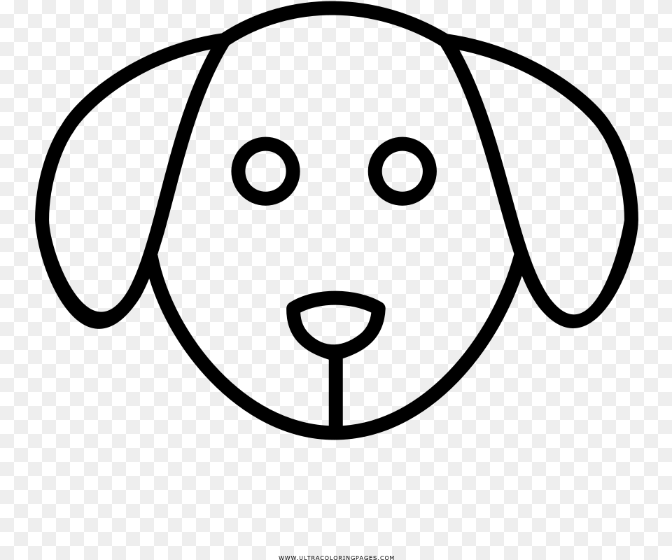 Dog Face Coloring, Gray Png Image