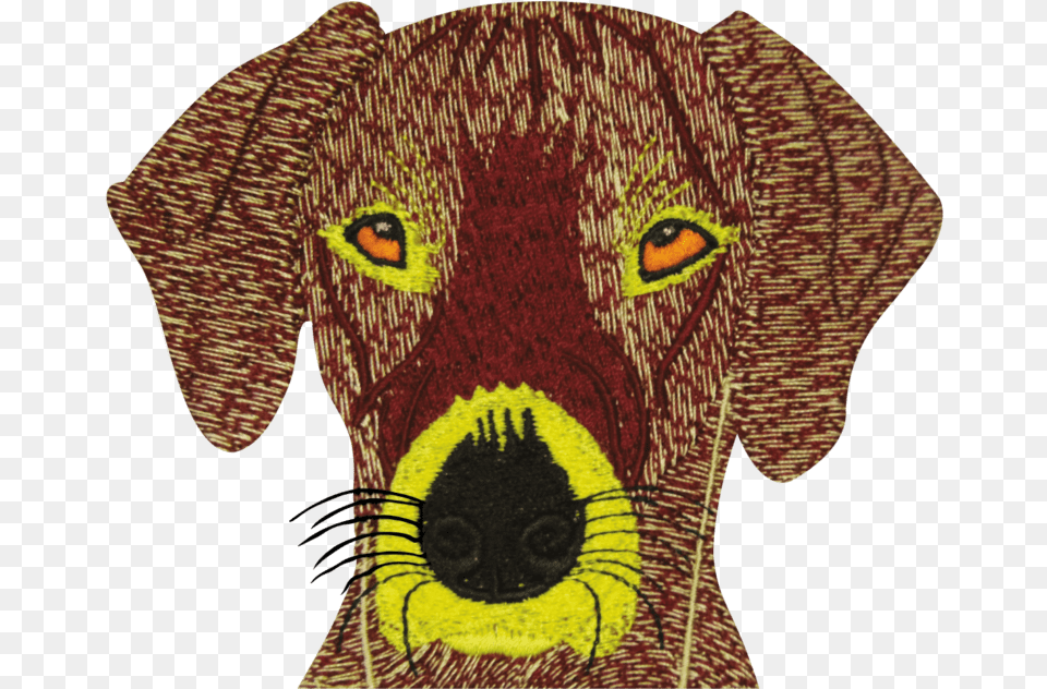 Dog Face Embroidery Digitizing Sewout Sample Dog, Person, Animal, Canine, Hound Free Png Download