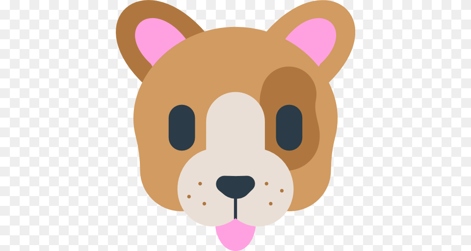 Dog Face Emoji For Facebook Email Sms Id, Snout, Plush, Toy, Animal Free Png Download