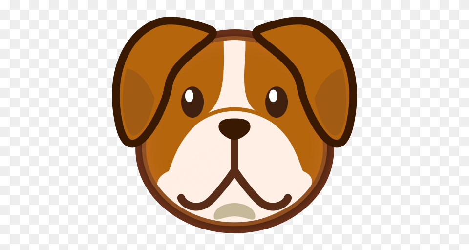 Dog Face Emoji For Facebook Email Sms Id, Animal, Canine, Mammal, Bulldog Free Png Download