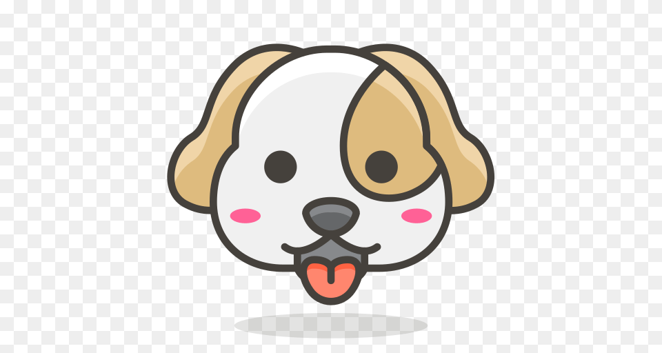 Dog Face Icon Of Vector Emoji Free Png