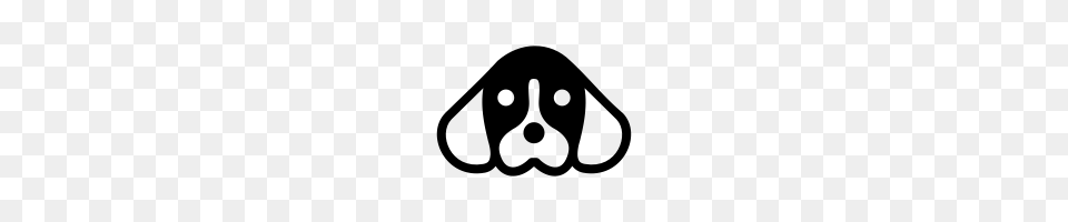 Dog Face Icons Noun Project, Gray Png Image