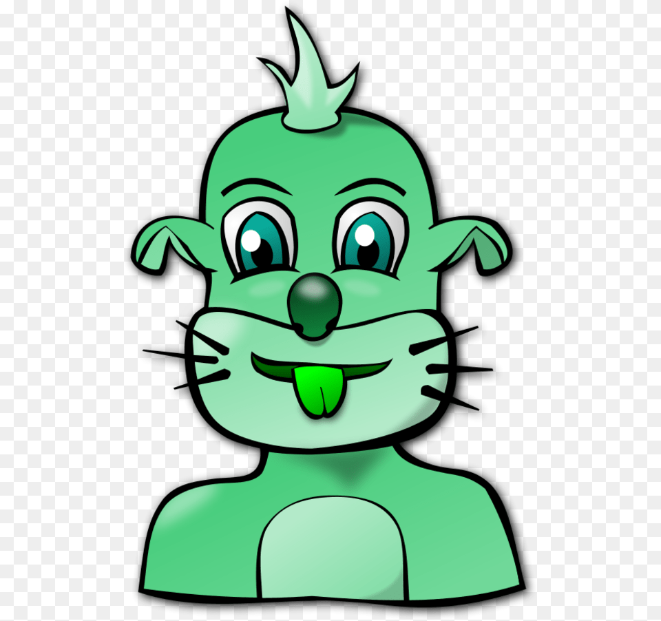 Dog Face Like A Human, Green, Baby, Person, Cartoon Free Png