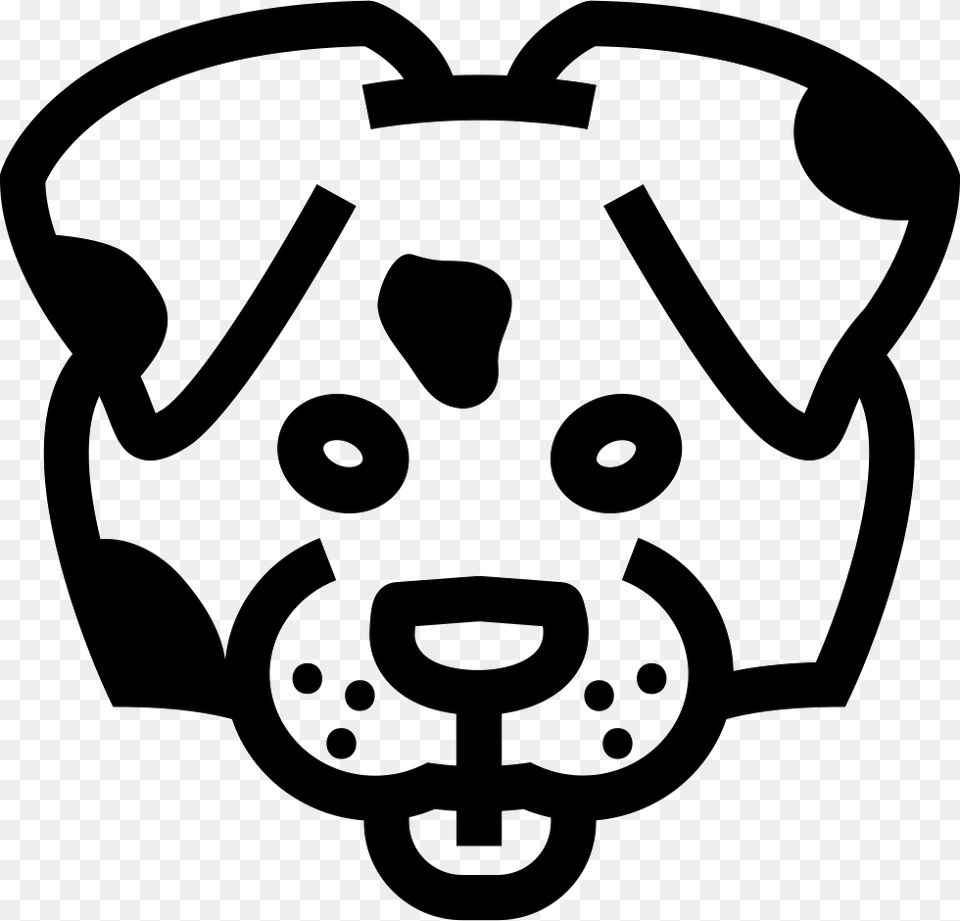 Dog Face Outline Front Dog Face Outline, Stencil, Ammunition, Grenade, Weapon Png