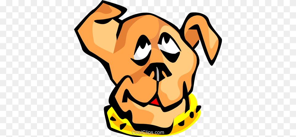 Dog Face Royalty Free Vector Clip Art Illustration, Baby, Person, Head, Animal Png Image