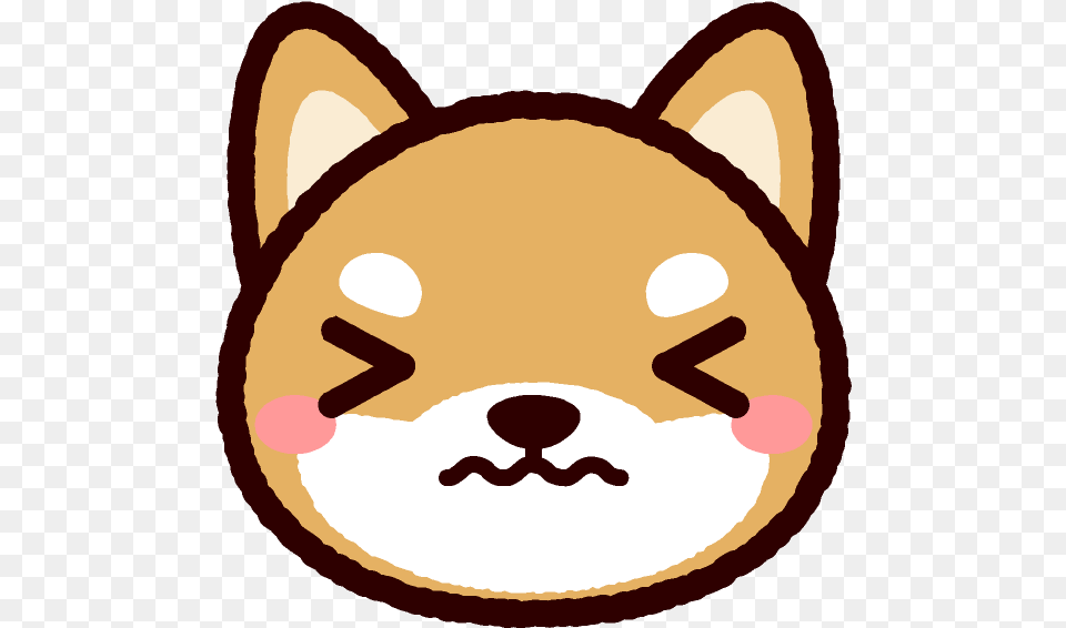 Dog Face Shiba Inu Face Cartoon, Snout, Baby, Person, Head Png Image